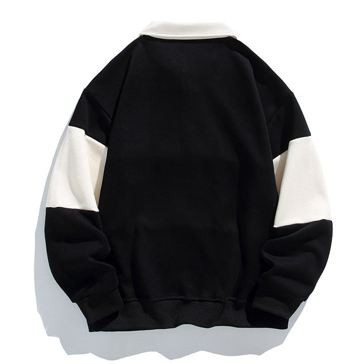 Viggo | Men's Striped Polo Sweatshirt